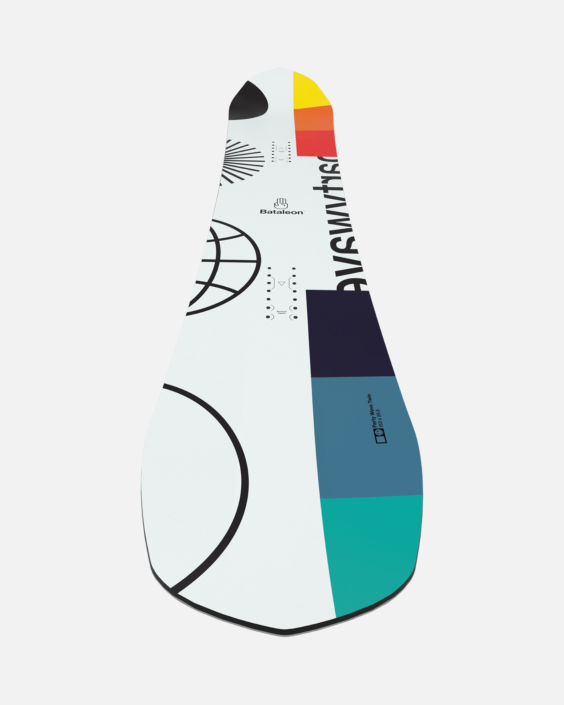 party wave snowboard snowboard 2023-2024 snowboard men product image