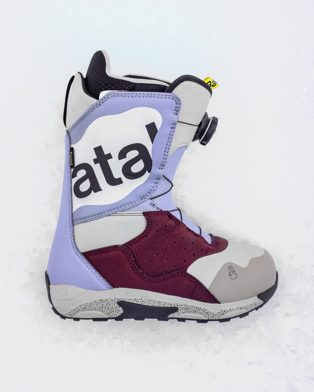 color-burgundy-creme Boots - Twist Women's Snowboard Boots - Bataleon US