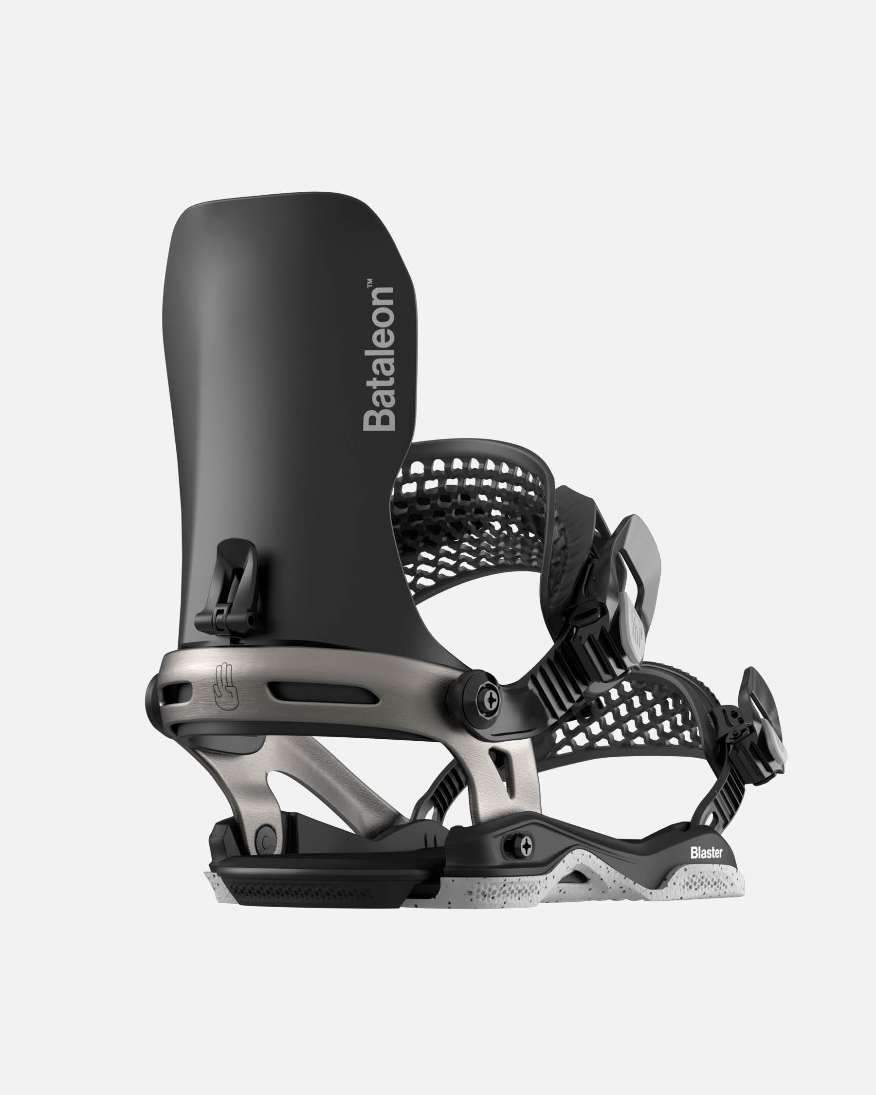 color-black Blaster Asymwrap 2025 | Bataleon Snowboards™ men's snowboard bindings