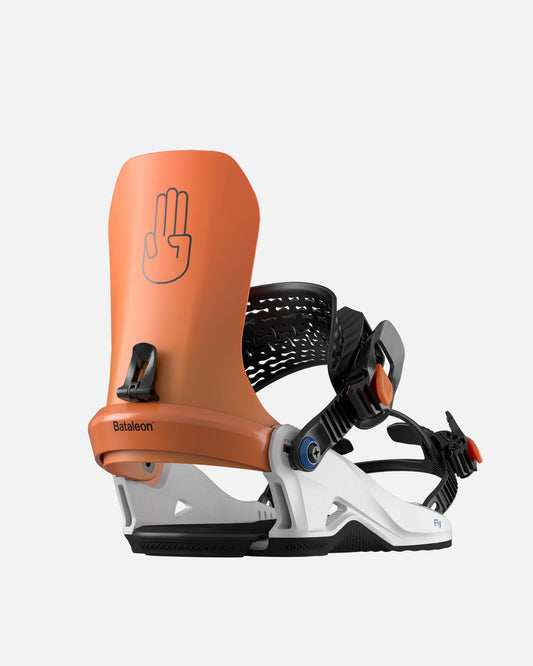 color-neon-orange Bataleon Fly 2025 men's snowboard bindings