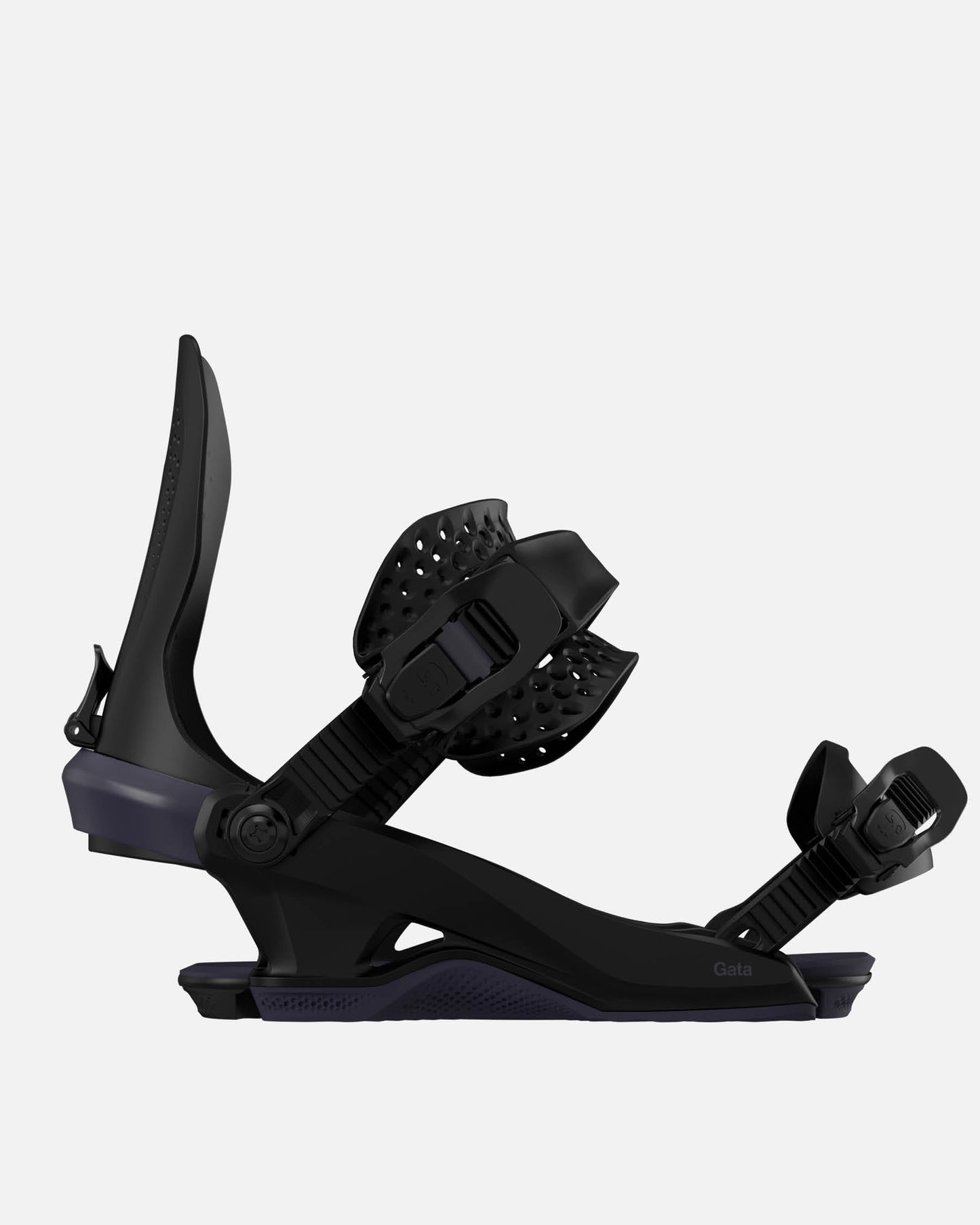 color-black Bataleon Gata best bindings for snowboarding