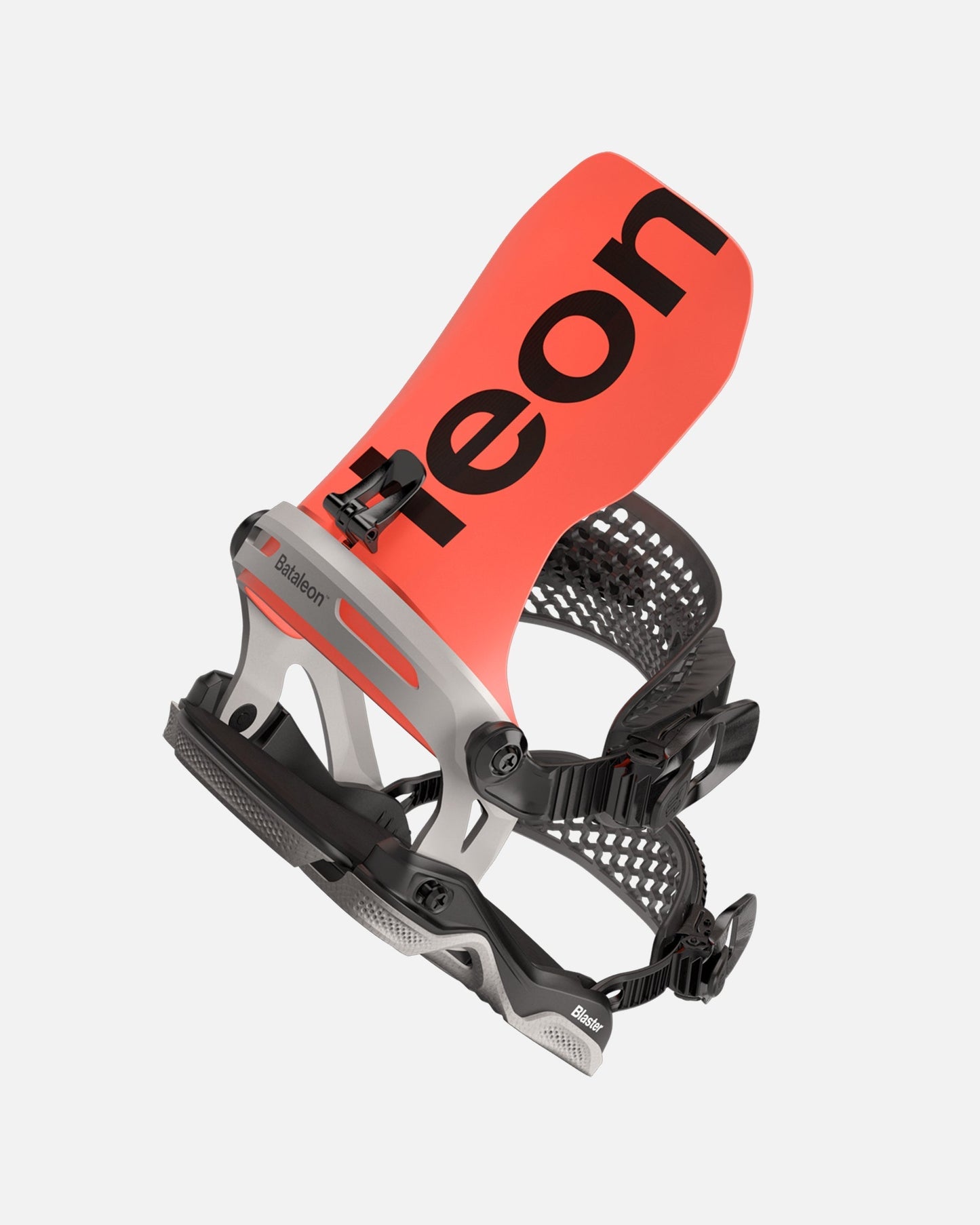 color-neon-red/glacier-gray Bataleon blaster Asymwrap 2023-2024 neon red glacier gray mens snowboard bindings