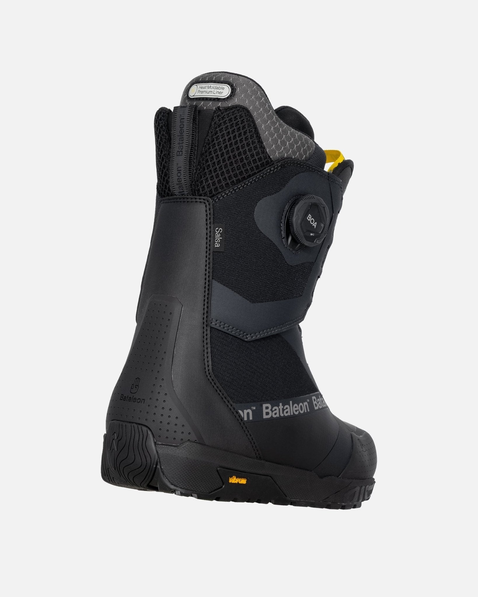 color-black Boots - Salsa Men's Snowboard Boots - Bataleon US