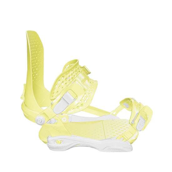 Men's snowboard bindings in black. Chaos Asymwrap 2025-Bataleon-Snowboards™ 2025.