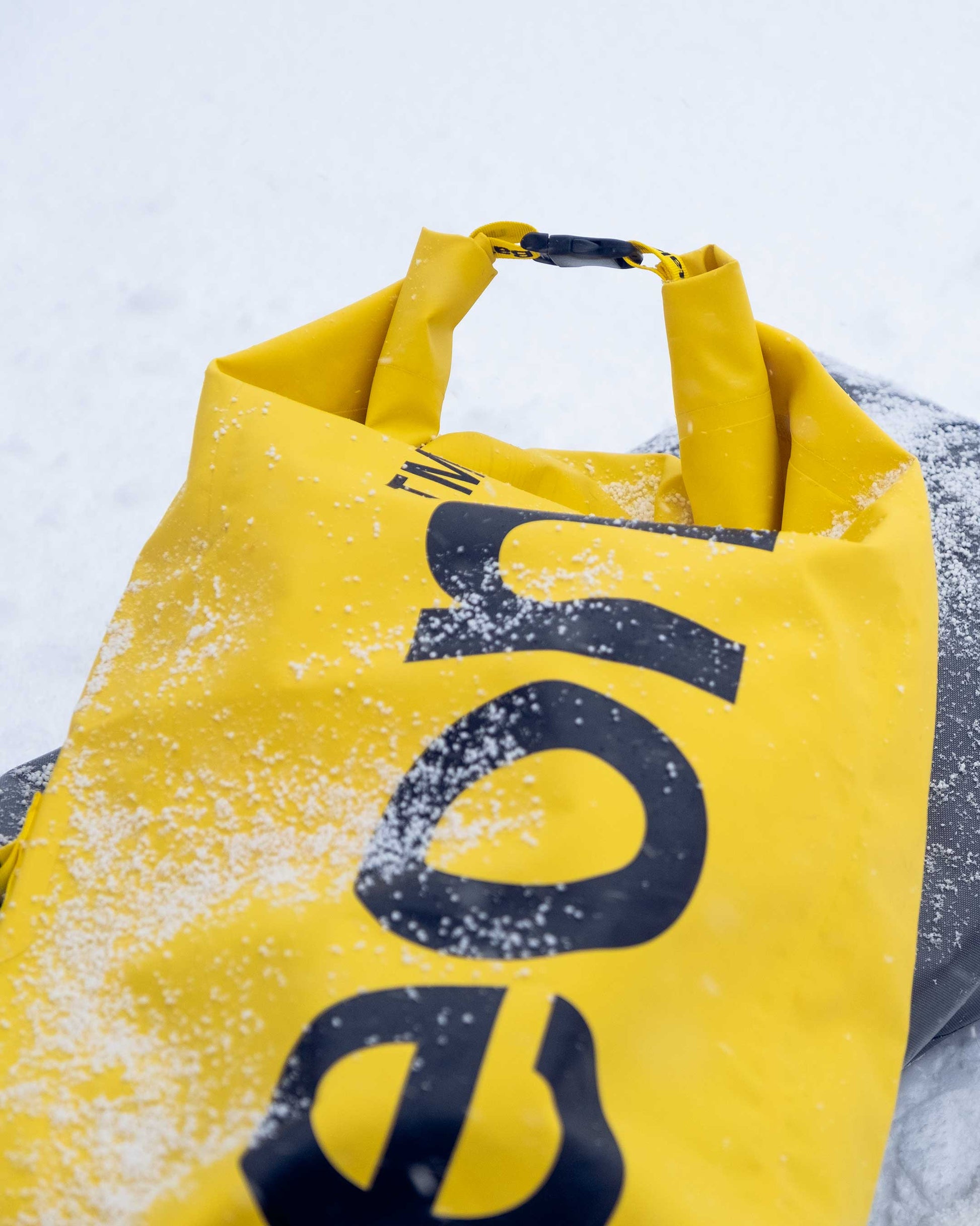 getaway bag photo shoot in the studio of bataleon snowboards